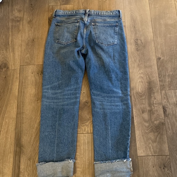 Banana Republic Cuff The Beau Jean Medium Wash Ankle length size 28/6 O73 - Picture 9 of 9